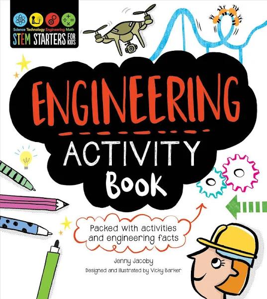 Stem Starters for Kids Engineering Activity Book by Jenny Jacoby