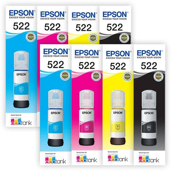 Epson EcoTank ET-4700 Ink Cartridge Combo Genuine - 8-Pack [2BK+2C+2M+2Y]