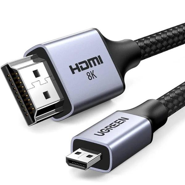 UGREEN 15517 8K Micro HDMI To HDMI Cable 2m