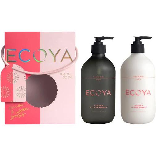 Ecoya Guava & Lychee Sorbet Body Duo Gift Set