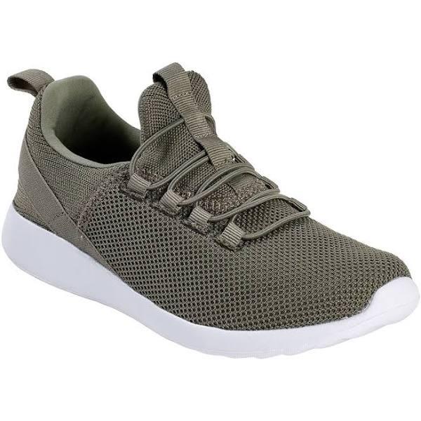 Kmart Comfort Sneakers with Elastic Laces-Sage Size: 11