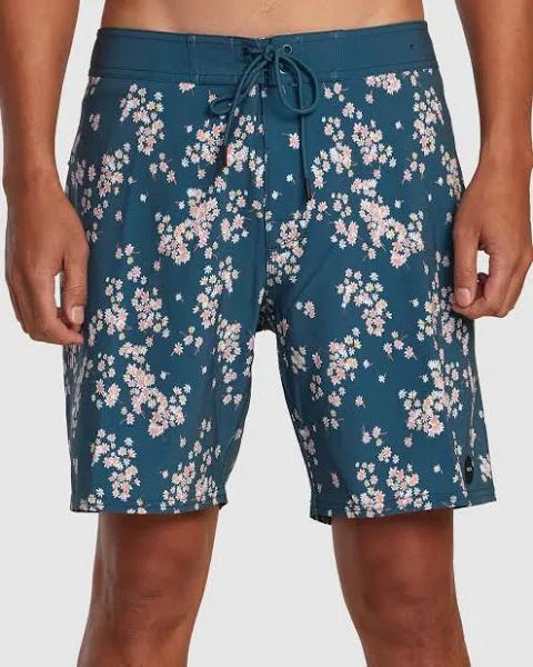 RVCA - Men's - VA Pigment Print Boardshorts - Blue - Size 33