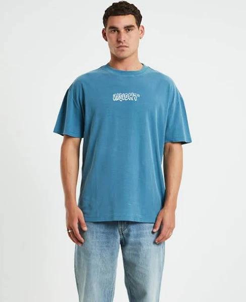 Insight Mens Dive Short Sleeve T-Shirt in Ocean Blue Size XL