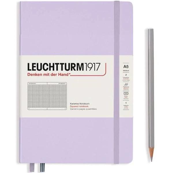 Leuchtturm1917 Hardcover Notebook Medium Lilac Squared