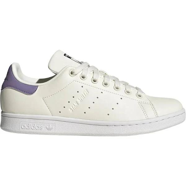 adidas-Stan Smith Shoes-Women-Off White / Magic Lilac / Core Black-7