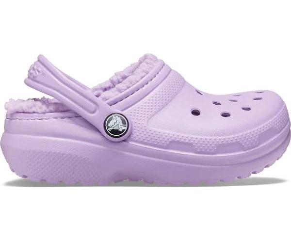 Crocs Kids Classic Lined Clog Orchid J2 (EU 33-34)