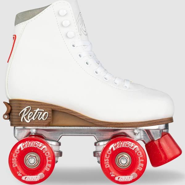 Crazy Retro Adjustable Roller Skates White - SML | J12-2