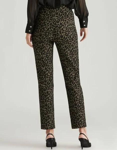 Noni B - Womens Pants - Pull On Jacquard Slim Pants