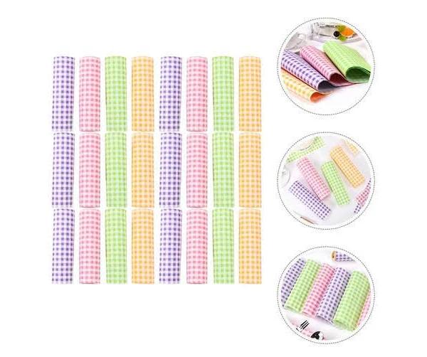 400pcs Checkered Baking Paper Paper Sheets Checkered Food Liners Paper