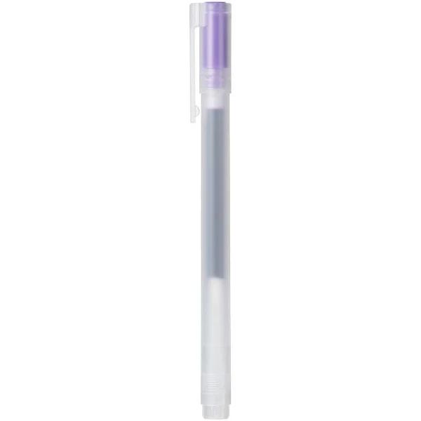 MUJI Gel Ink Ballpoint Pen - Cap Type 0.5mm Purple