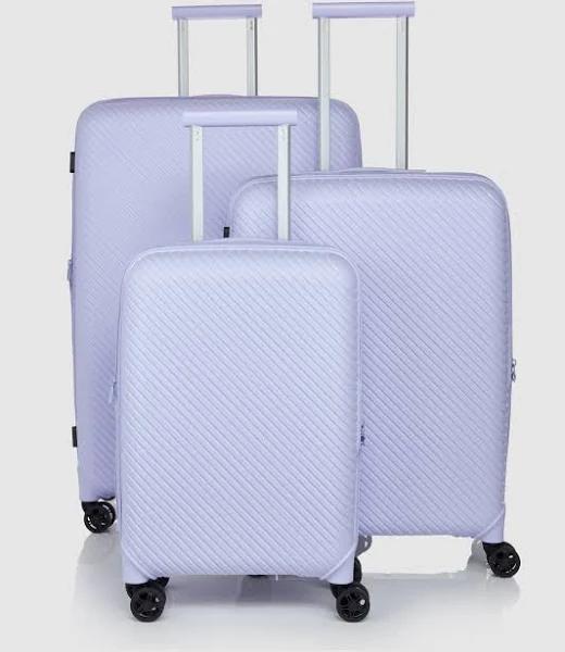 Nere Bondi 3pc Suitcase Set, Lilac, Polypropylene