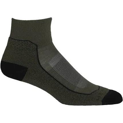 Icebreaker Merino Hike+ Light Mini Mens Socks - Loden/Black - L