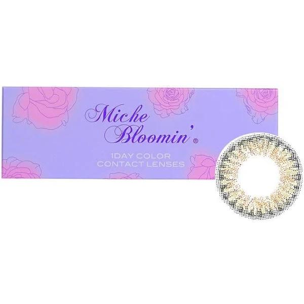 Miche Bloomin' Quarter Veil 1 Day Color Contact Lenses (102 Bronze Ash