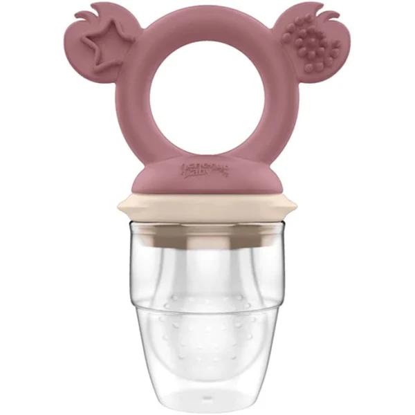 Cherub Baby Silicone Fresh Food Feeder (Dusty Rose/Sand)