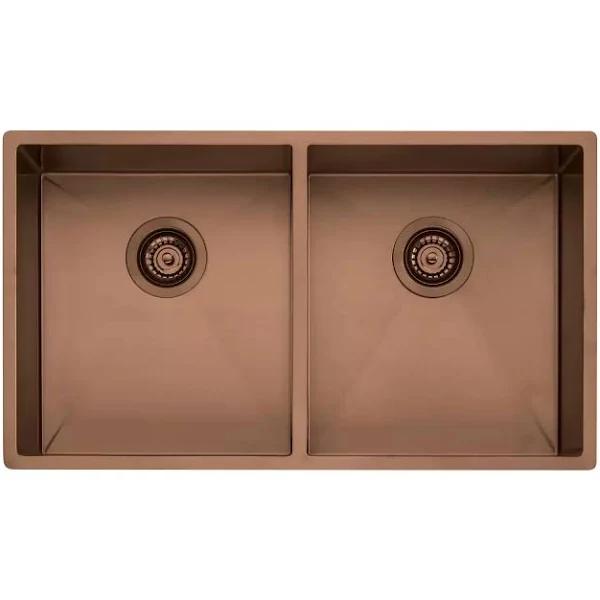 Oliveri Spectra Double Bowl Copper Sink