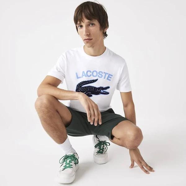 Lacoste - Graphic Big Croc T-Shirt in White