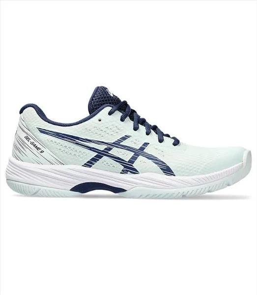 ASICS Women's Gel-game 9 - Netball Shoes - Pale Mint/Blue Expanse 10