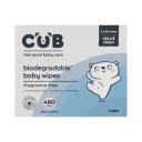 Cub Biodegradable Frag Free Baby Wipes 480 Pack