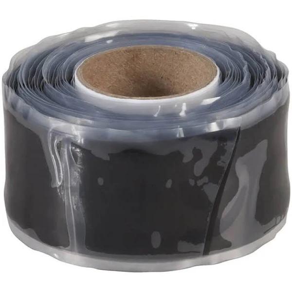 Black Self-Fusing Silicon Tape 25mm x 3M