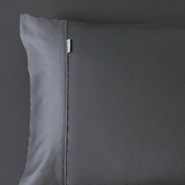 400 Thread Count Fitted Sheet King Bed Extra Depth Charcoal