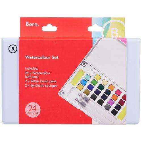 Born Watercolour Set 24 Pack