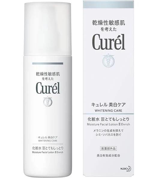 Kao Curel Whitening Toner III Very Moist 140ml - Japanese Moisturizing Toner - Whitening Toner