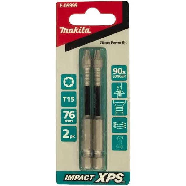 Makita T15 x 75mm Impact XPS Power Bit (2Pk) E-09999