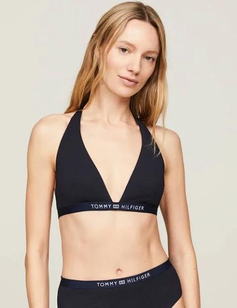 Tommy Hilfiger Triangle Fixed RP Bra Black M Woman