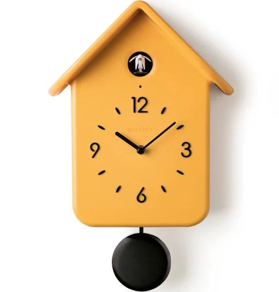 Guzzini QQ Cuckoo Clock With Pendulum - Yellow