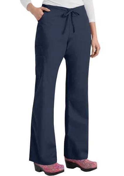 Dickies Medical 86206 Mid Rise Drawstring Cargo Pant - Navy, XS