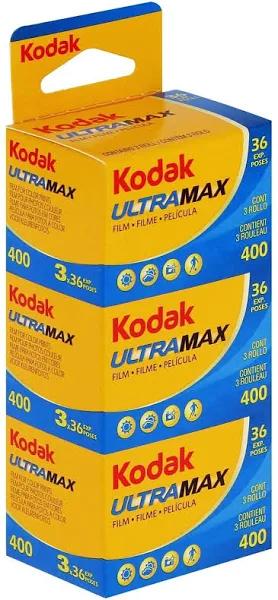 Kodak Ultra Max 400 135/36 3-pack