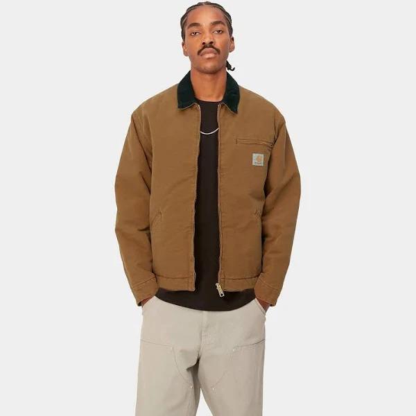 Carhartt WIP - Detroit 12oz Dearborn Organic-canvas Jacket - Mens - Brown Multi