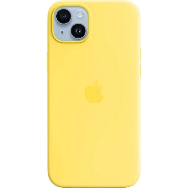 Apple iPhone 14 Plus Silicone Case with MagSafe - Canary Yellow