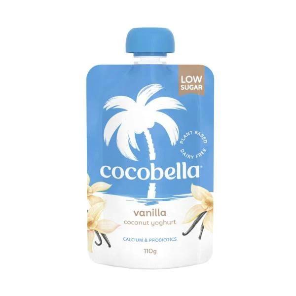 Cocobella Coconut Yoghurt Pouch Vanilla 110g