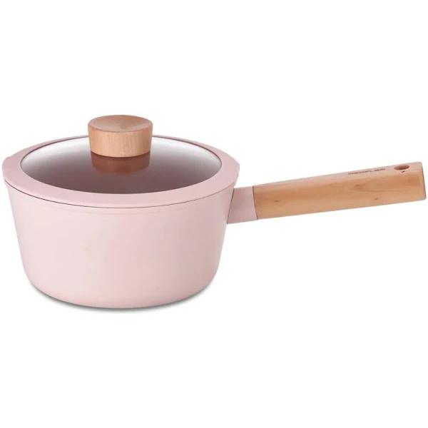 Neoflam Blossom 18cm Sauce Pan Induction Pink