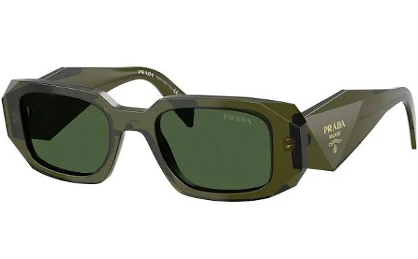 Prada PR17WS | Transparent Bottle/Dark Green Lenses