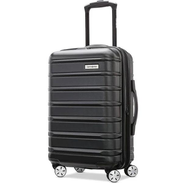 Samsonite Omni 2 Hardside Expandable Luggage with Spinner Wheels, Carry-On 20-Inch, Midnight Black