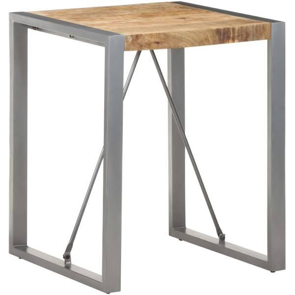 vidaXL Dining Table 60x60x75 cm Rough Mango Solid Wood