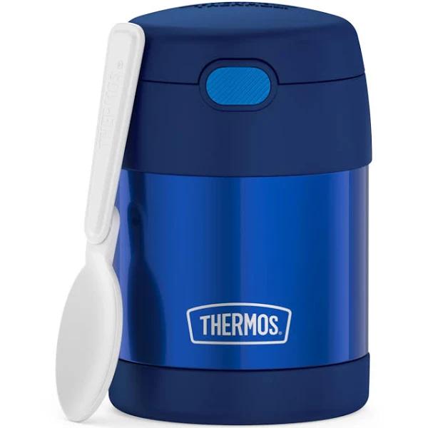 Thermos Funtainer 10oz Vacuum Insulated Stainless Steel Kids Food Jar with Spoon Navy