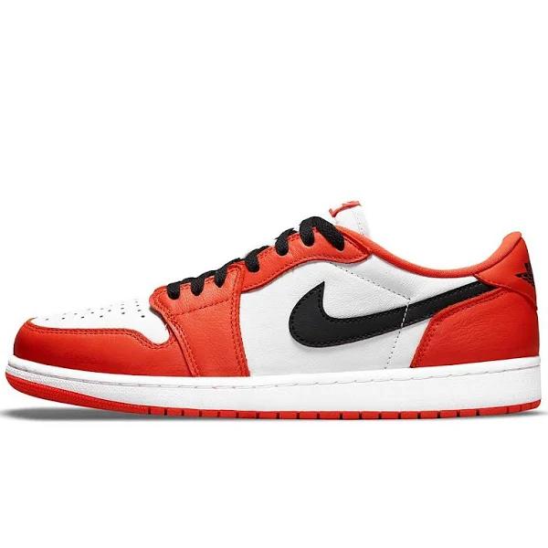 Air Jordan 1 Low OG Starfish Shoes - Size 15 - Orange/white-black