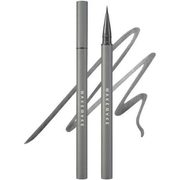 Shop WAKEMAKE Real Ash Brush Eyeliner 1+1 Set (2207) 01 Ash Black