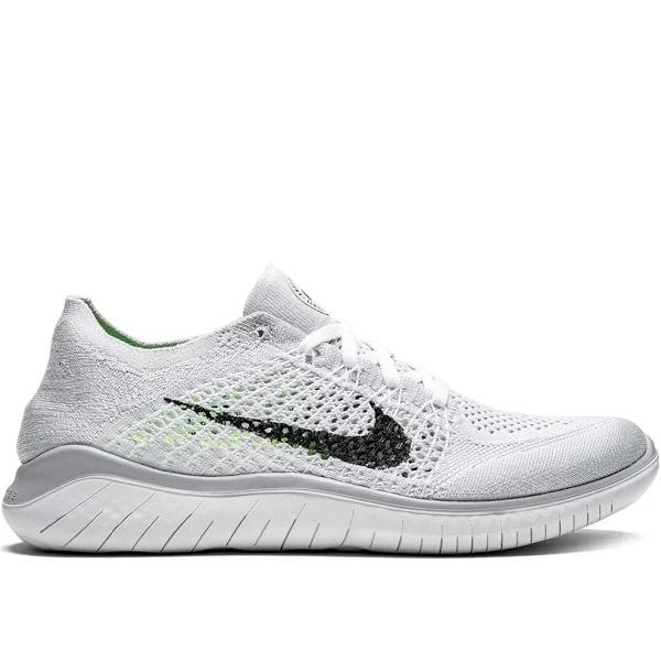 Nike Free RN Flyknit 2018 White Pure Platinum (Women's)