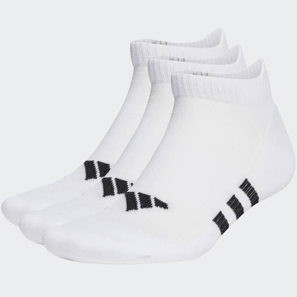 adidas-Performance Cushioned Low Socks 3 Pairs-Unisex-White / White / White-S