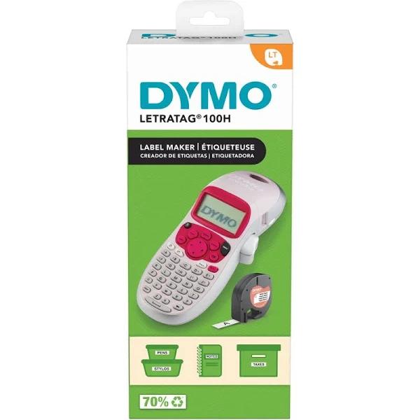 Dymo LetraTag 100H Handheld Label Maker - Pink