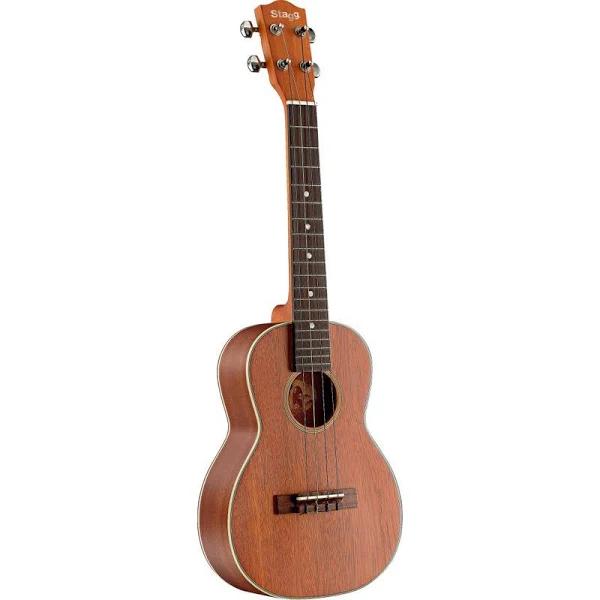 Stagg Concert Mahogany Ukulele With Pickup and Bag