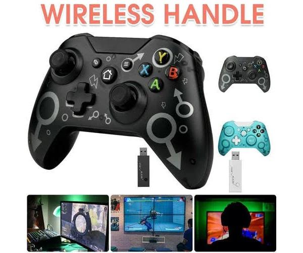 Wireless Gamepad 2.4G Game Controller Free Drive Mini USB Controller for Adapter PC for Xbox One PS3