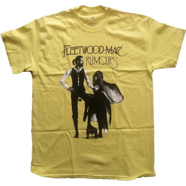 Fleetwood Mac - Rumours Unisex Large T-Shirt - Yellow