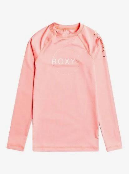 Roxy - Girls 8-16 Beach Classics Long Sleeve UPF 50 Rash Vest - Size 16/XXL