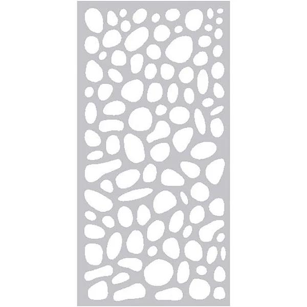 ProtectorAl Protector Aluminium 600 x 900 x 3mm Solid Aluminium Riverstone Decorative Panel Unframed - Surfmist