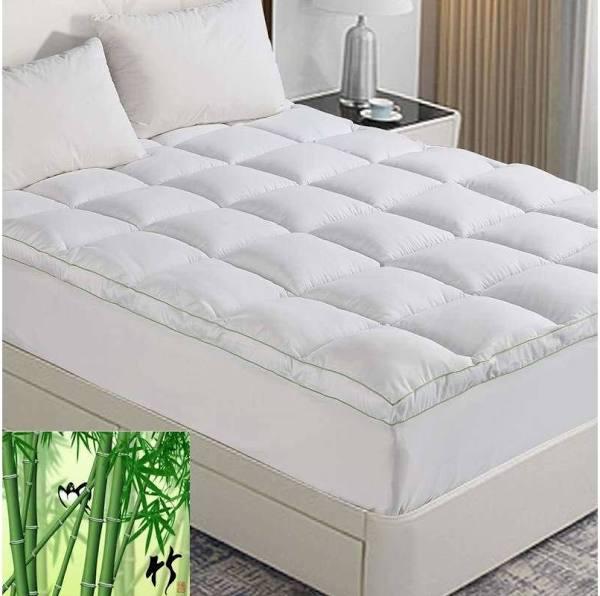 Luxton Queen Size 1000GSM Bamboo Mattress Topper With Gusset Support